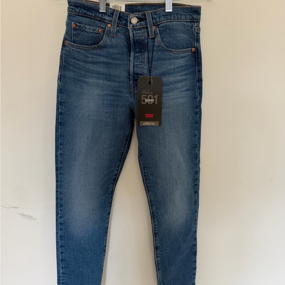 Levi's Premium 501 Skinny, Low Stretch, Medium Wash